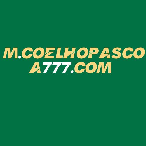 Logo da M.COELHOPASCOA777